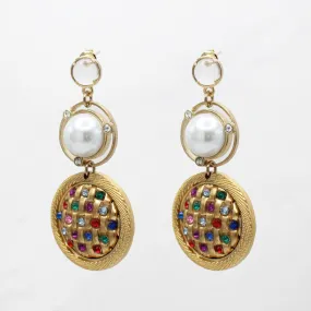 100 Year Triple Glamour Drop Earrings