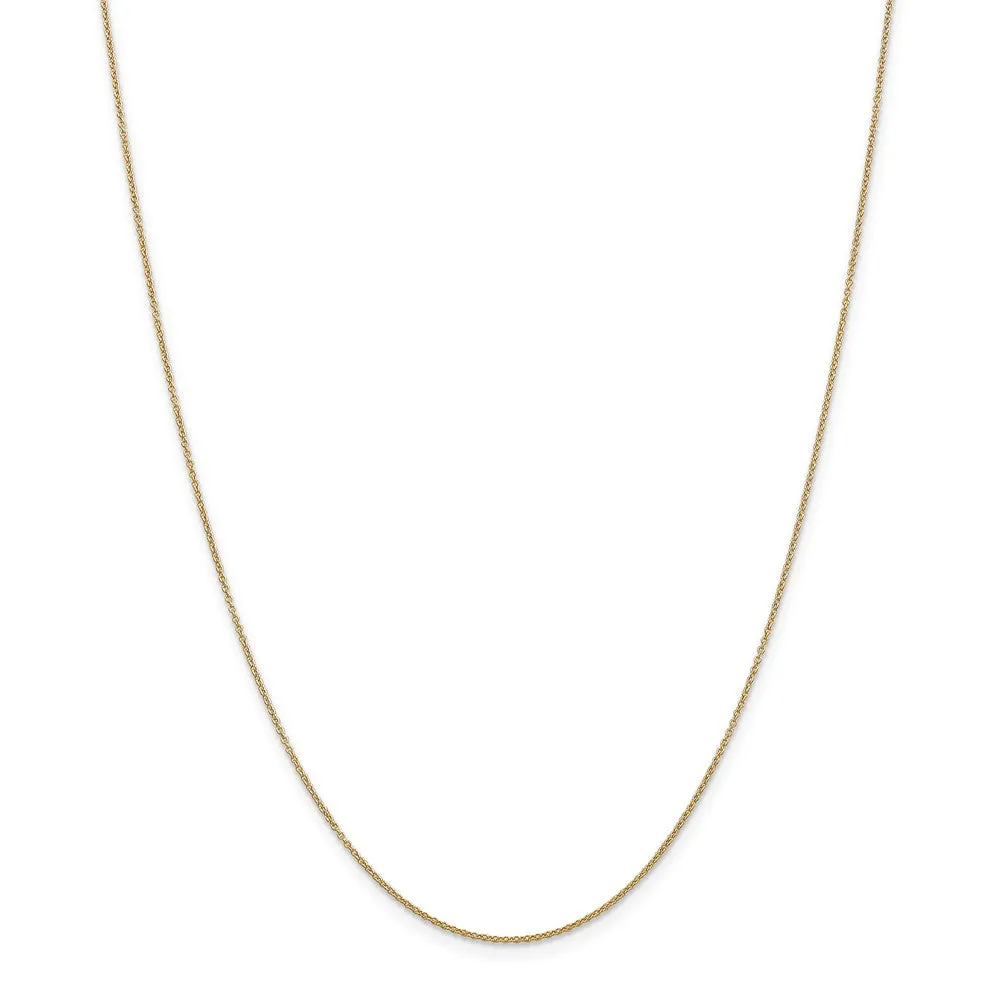 14k Yellow Gold Daddy's Girl Heart and Banner Necklace