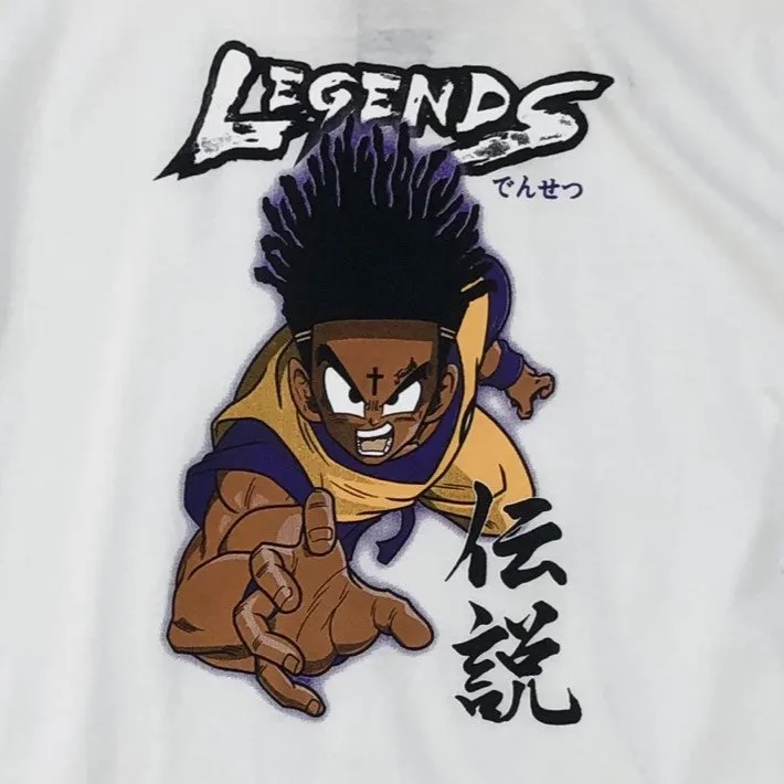 3FORTY Legends Dragon Kid Graphic T-Shirt - White