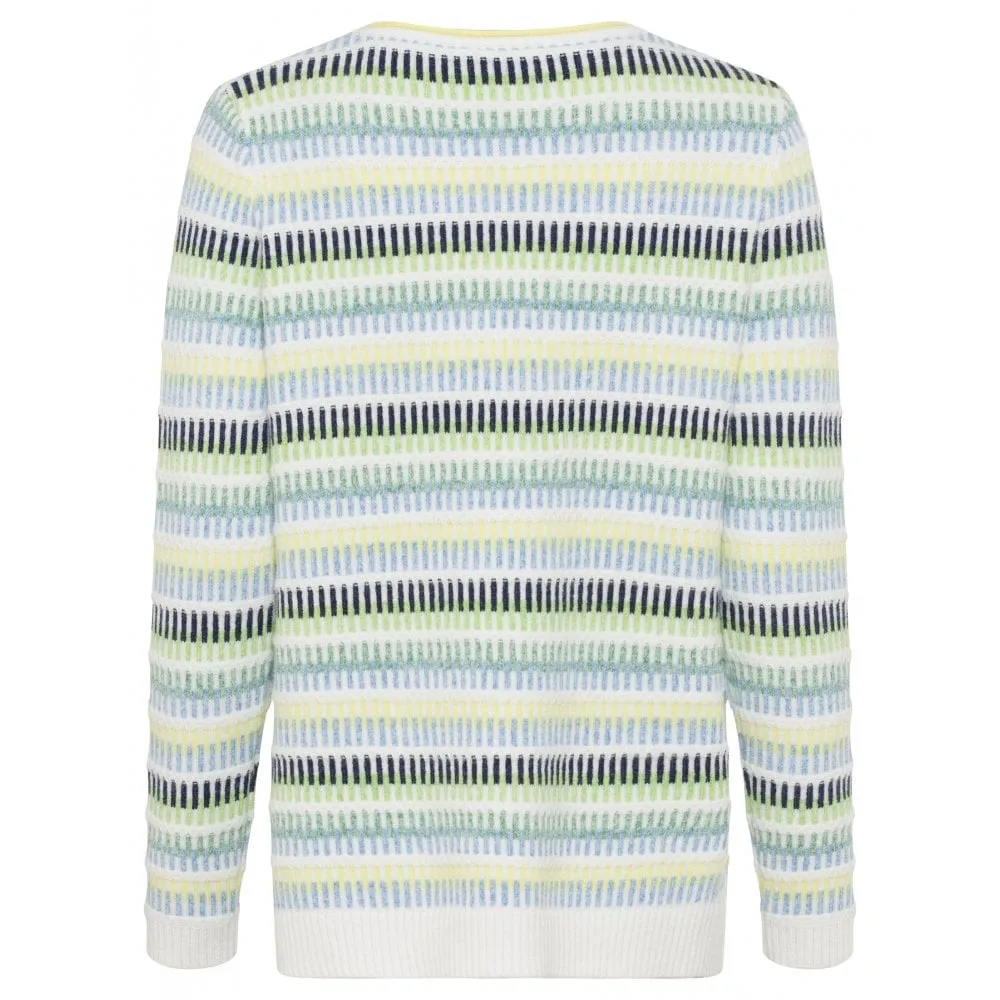 4259 Olsen- Super Soft Multi Colour Knit Jumper- Kiwi