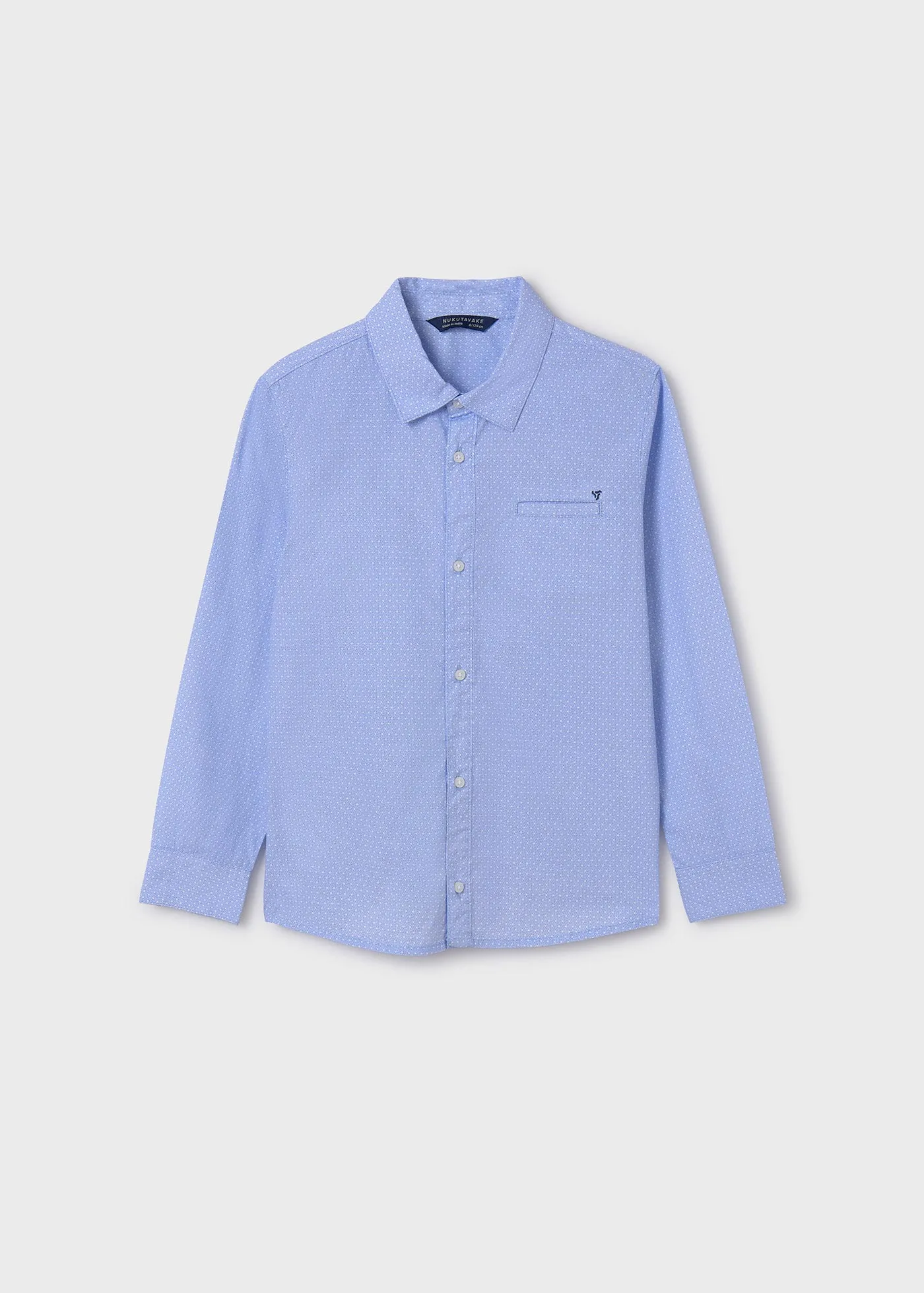 6123 - L/s shirt for teen boy - Sky blue