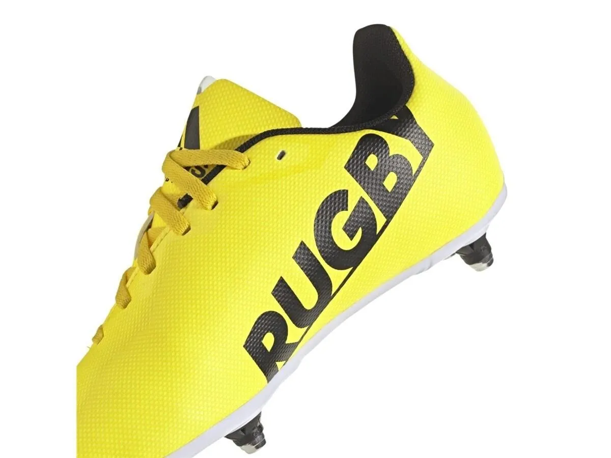 adidas Junior Rugby Boots Soft Ground Kids Childrens Yellow