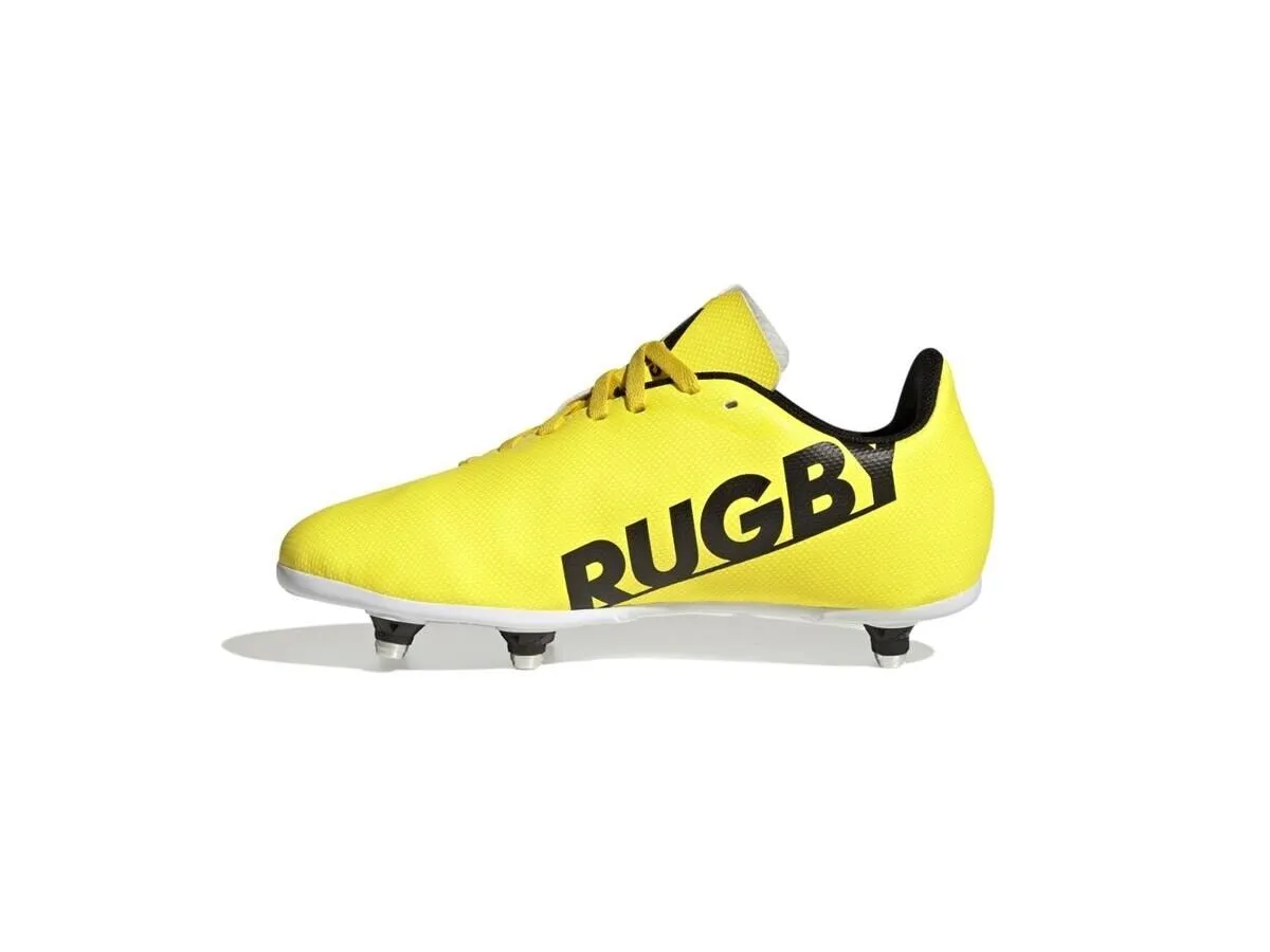 adidas Junior Rugby Boots Soft Ground Kids Childrens Yellow