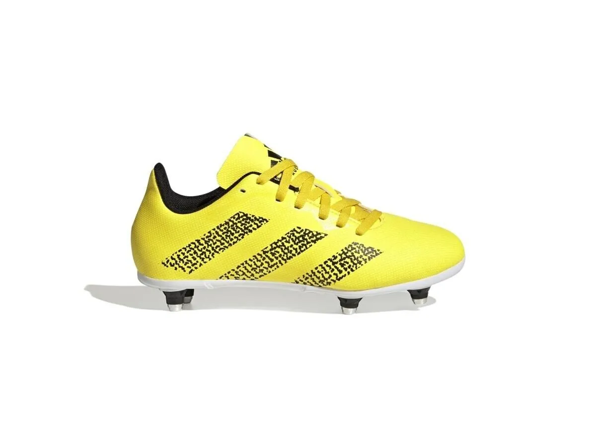 adidas Junior Rugby Boots Soft Ground Kids Childrens Yellow