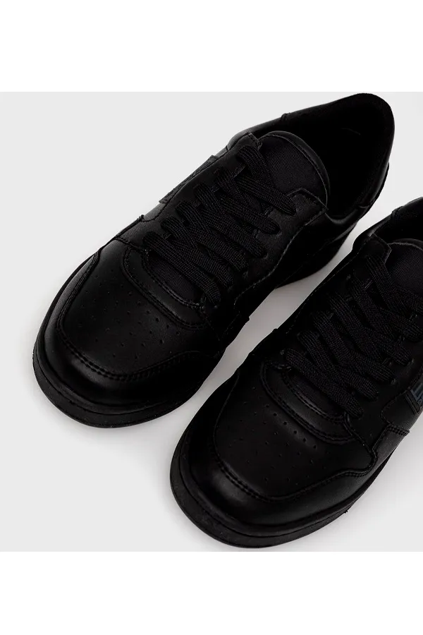 Armani EA7 Low Logo Sneakers Blackout