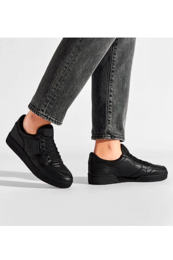 Armani EA7 Low Logo Sneakers Blackout