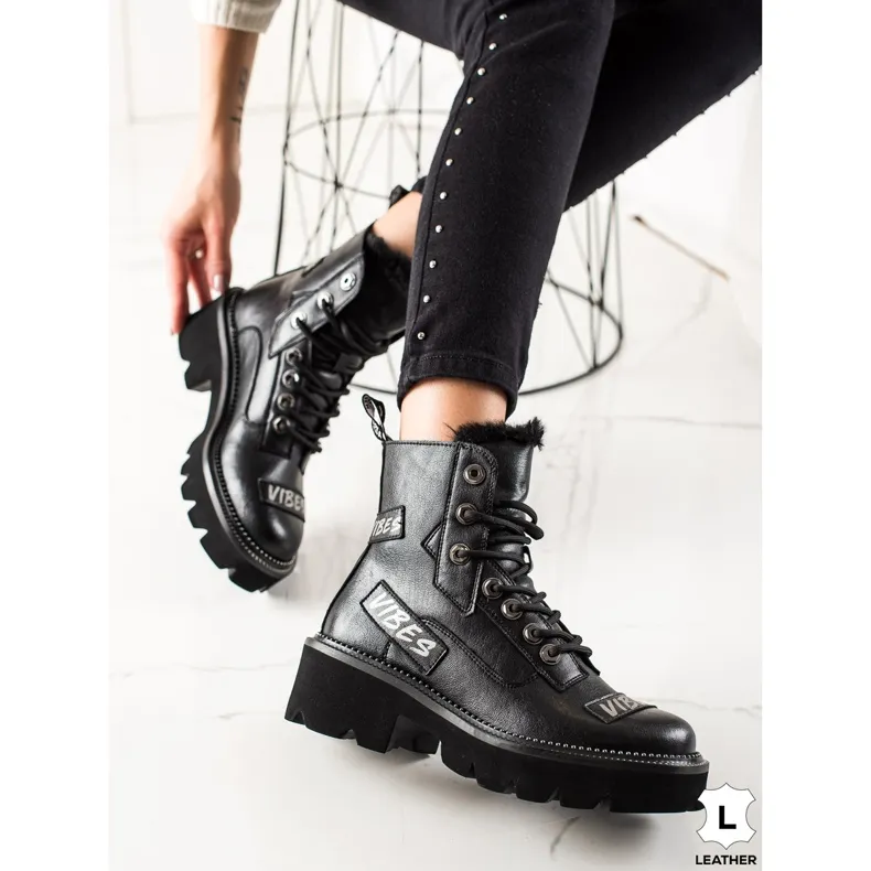 ARTIKER Vibes Leather Boots black