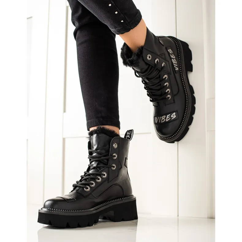 ARTIKER Vibes Leather Boots black