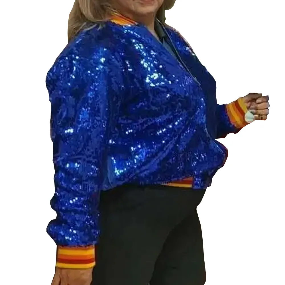 Astros Sequin Jacket