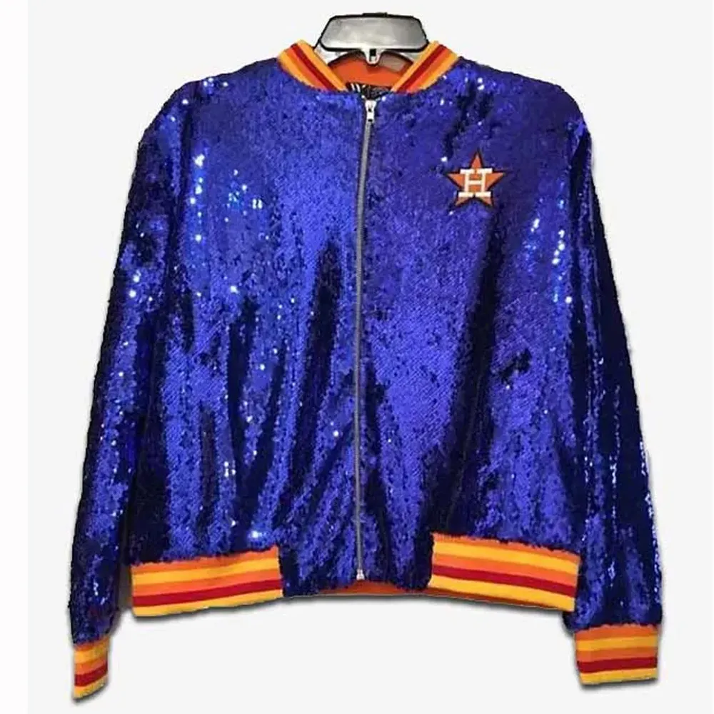 Astros Sequin Jacket