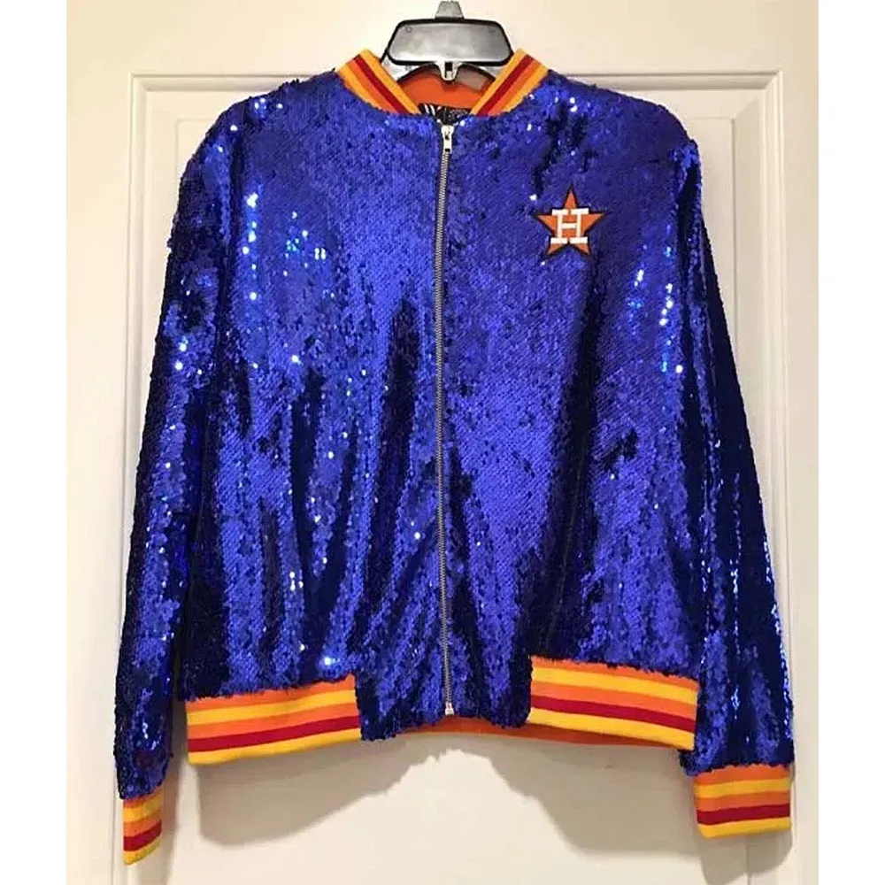 Astros Sequin Jacket