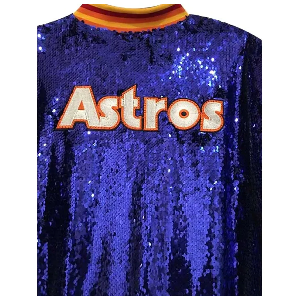 Astros Sequin Jacket