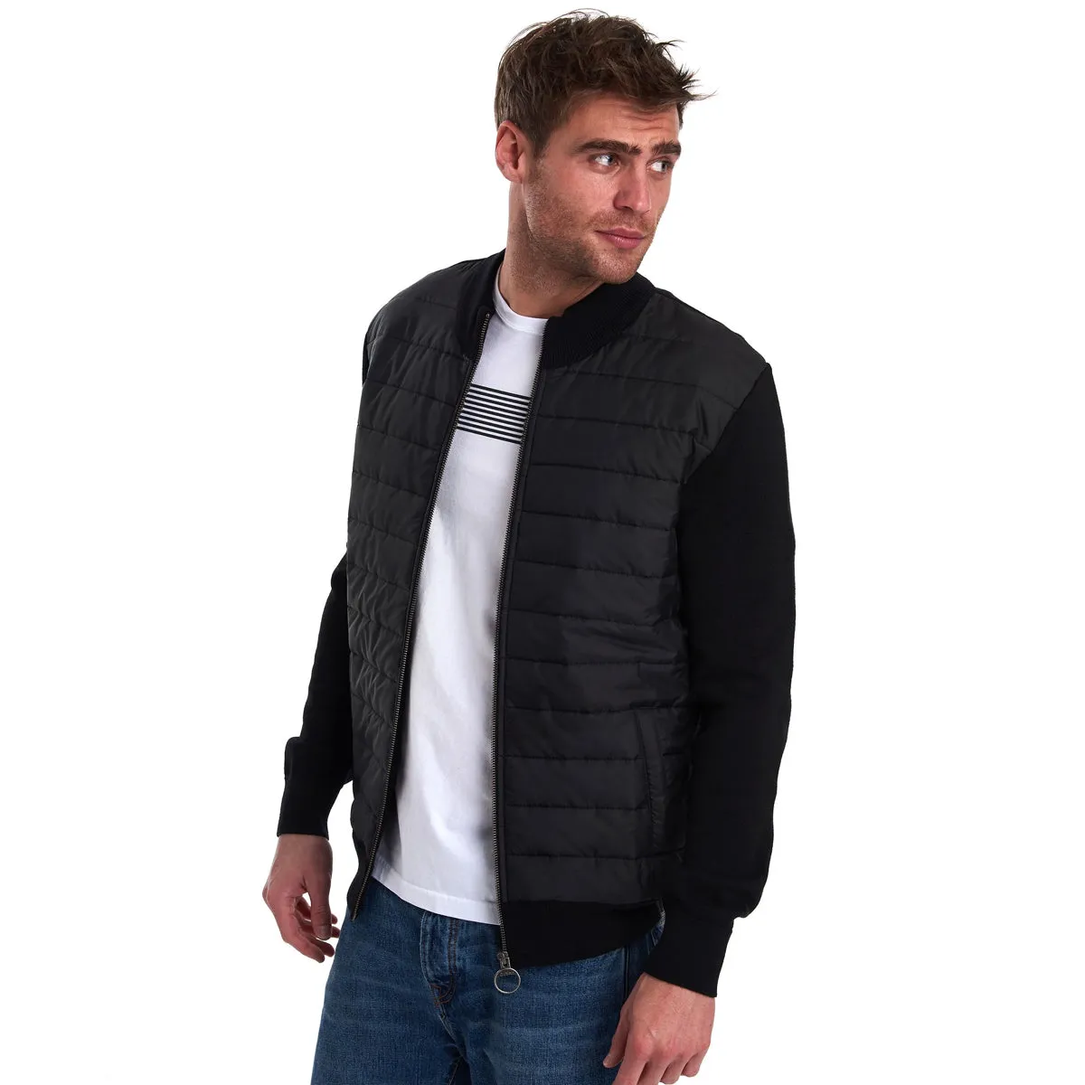 Barbour - Carn Baffle Zip Through Jacket in Black