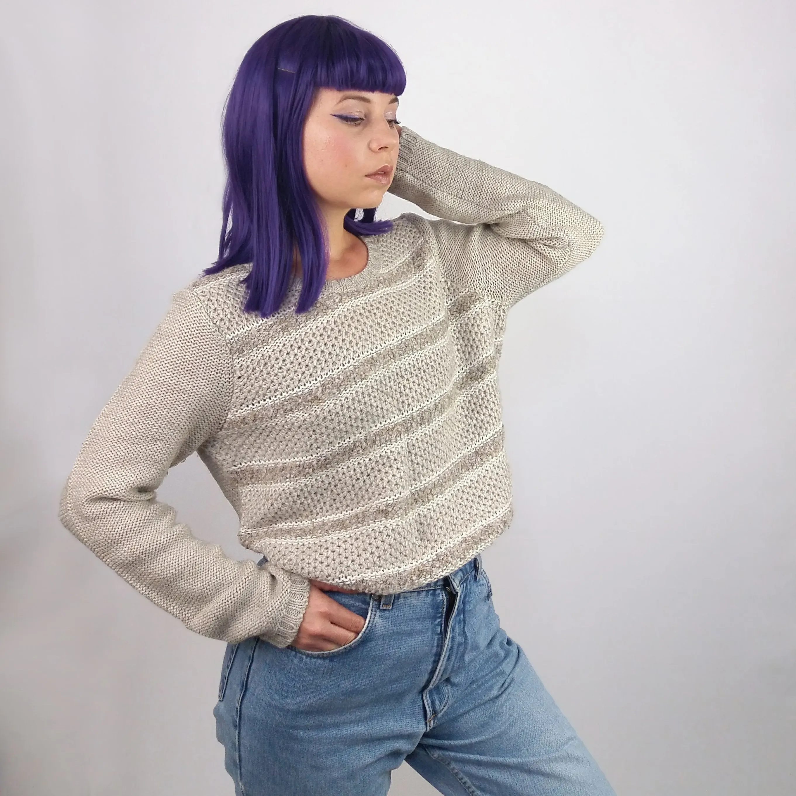 BIAGGINI 90's Knit Wool Blend Jumper