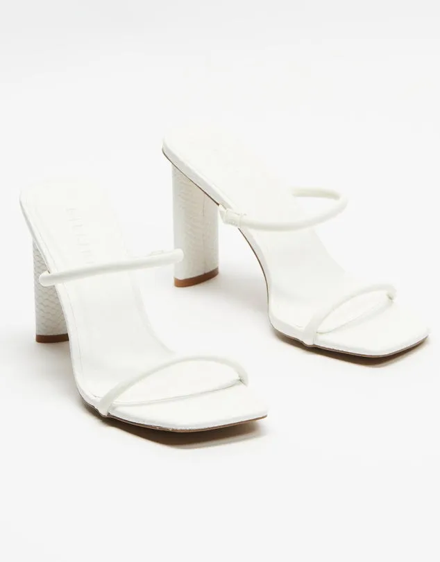 Billini Johana Heels - White