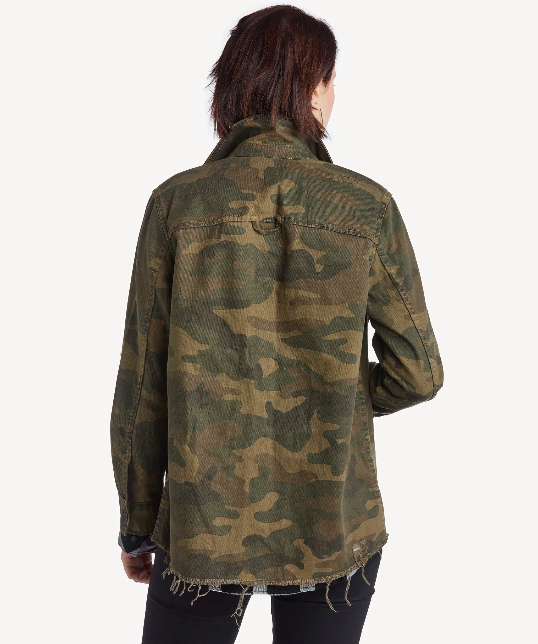 Blank NYC Army Brat Shirt Jacket