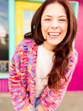 Bright Confetti Cardigan