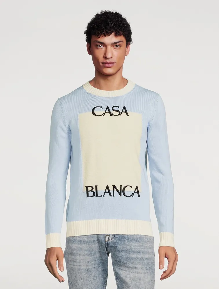 CASABLANCA Cotton Logo Sweater