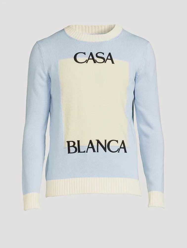 CASABLANCA Cotton Logo Sweater