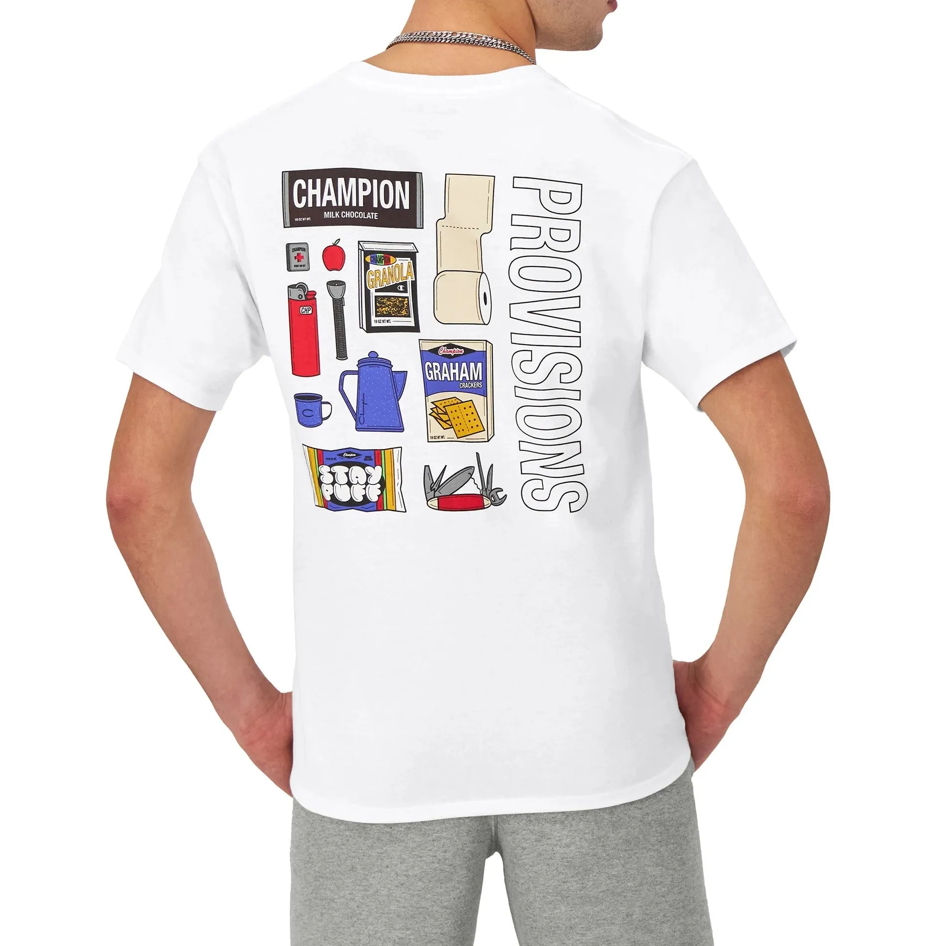 CHAMPION Provisions Classic Graphic T-Shirt - White