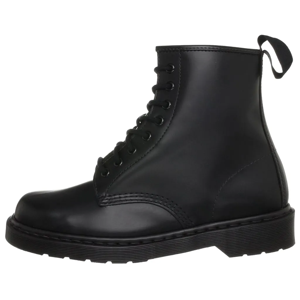 Dr. Martens 1460 8 Eyelet Mono Smooth Black Unisex Boots - UK 6