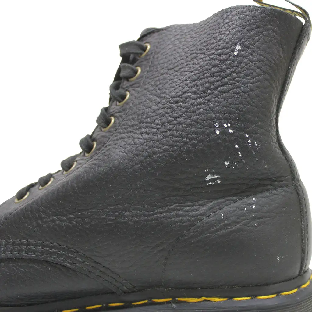 Dr. Martens 1460 8 Eyelet Mono Smooth Black Unisex Boots - UK 7