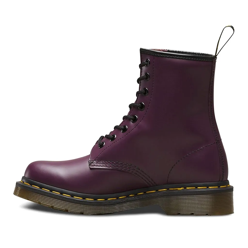 Dr. Martens 1460 8 Eyelet Smooth Purple Womens Boots - UK 6