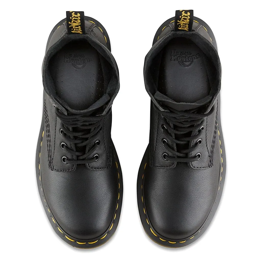 Dr. Martens Pascal 8 Eyelet Virginia Black Womens Boots - UK 4