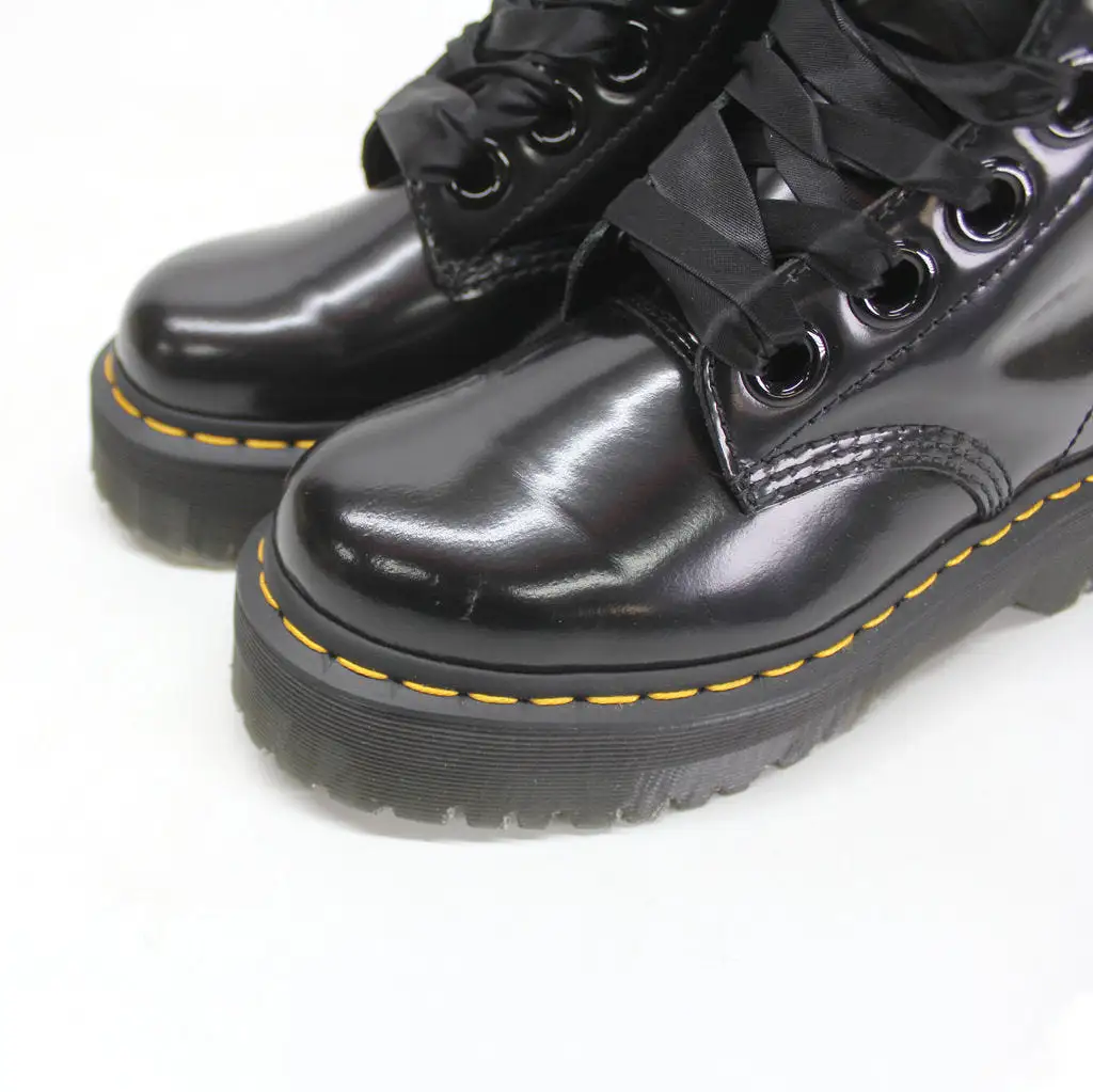 Dr. Martens Womens Boots Molly Casual Ankle Platform Leather - UK 4