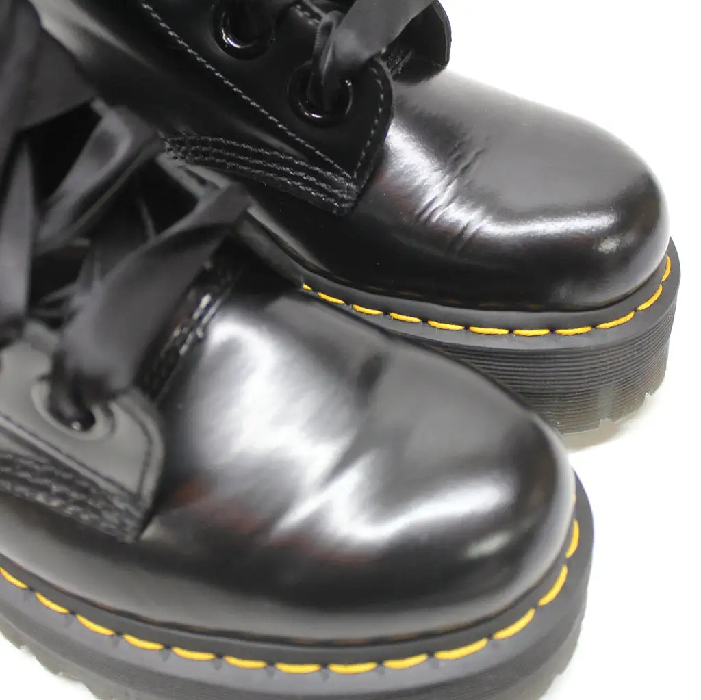 Dr. Martens Womens Boots Molly Casual Ankle Platform Leather - UK 6