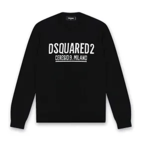 DSQUARED2 - Ceresio9 Crew Neck Jumper in Black