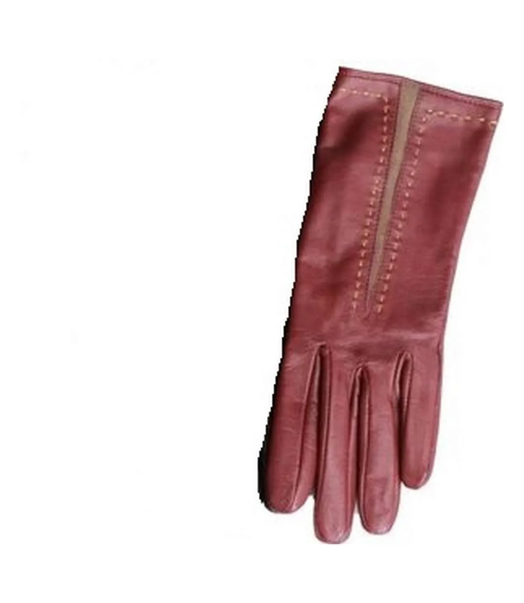 Eastern Counties Leather Womens/Ladies Sadie Contrast Panel Gloves (Taupe/Oxblood) - UTEL266