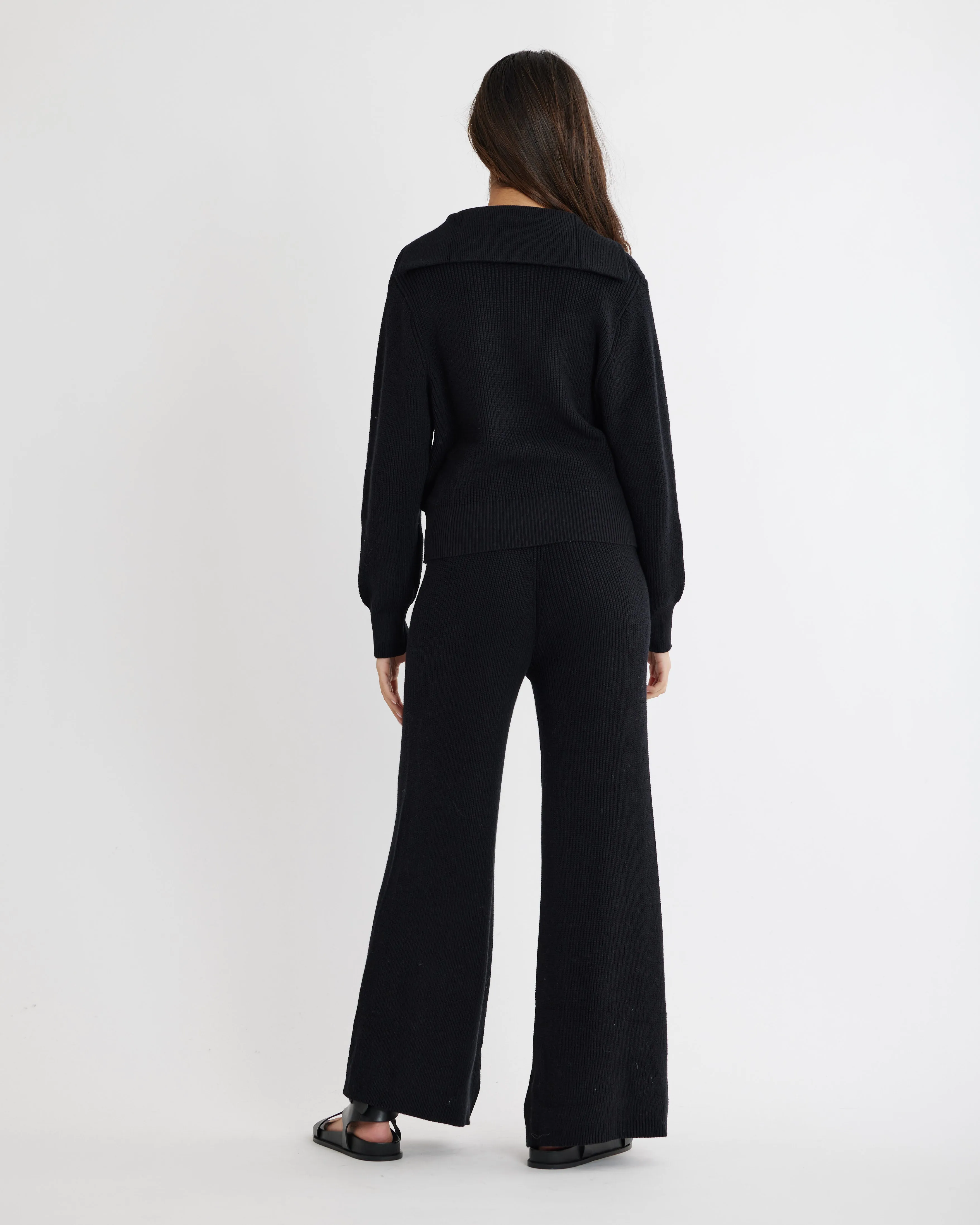 Eline Knit Pant - Black