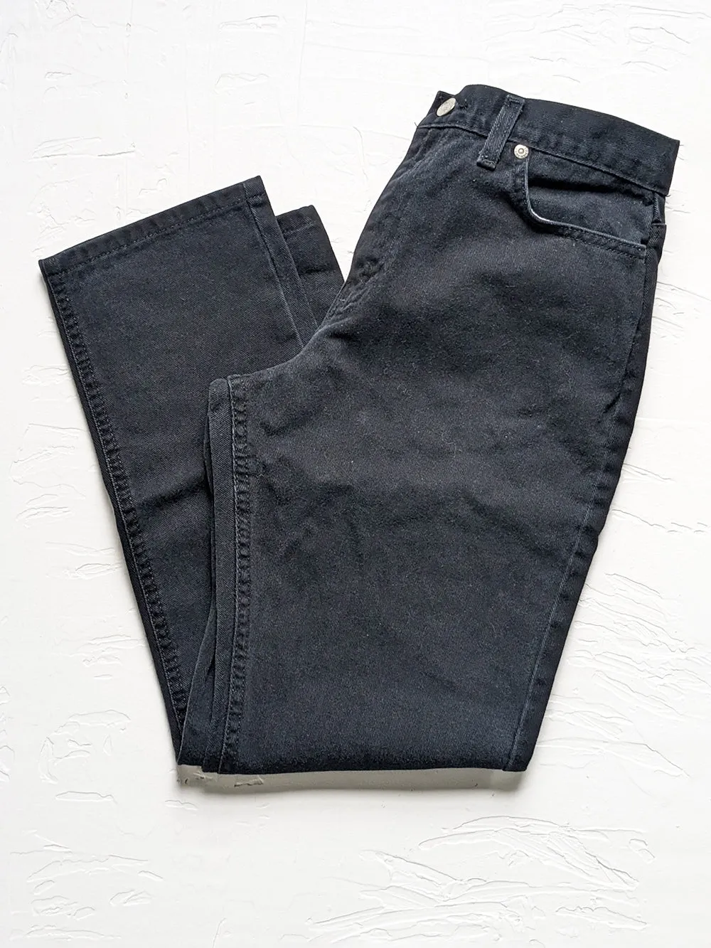 FG Inky Black High Rise Straight Leg Jeans