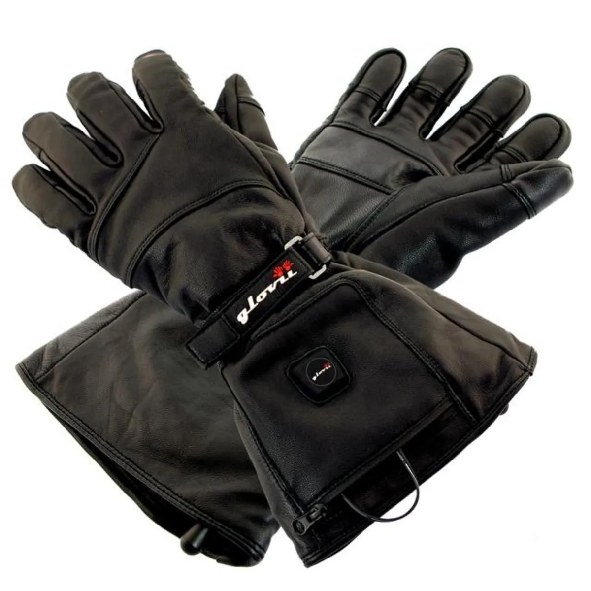 Glovii GS5 7V Battery Heated Leather Ski Gloves