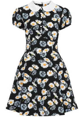 Hell Bunny Daisy 60's Short Dress Black