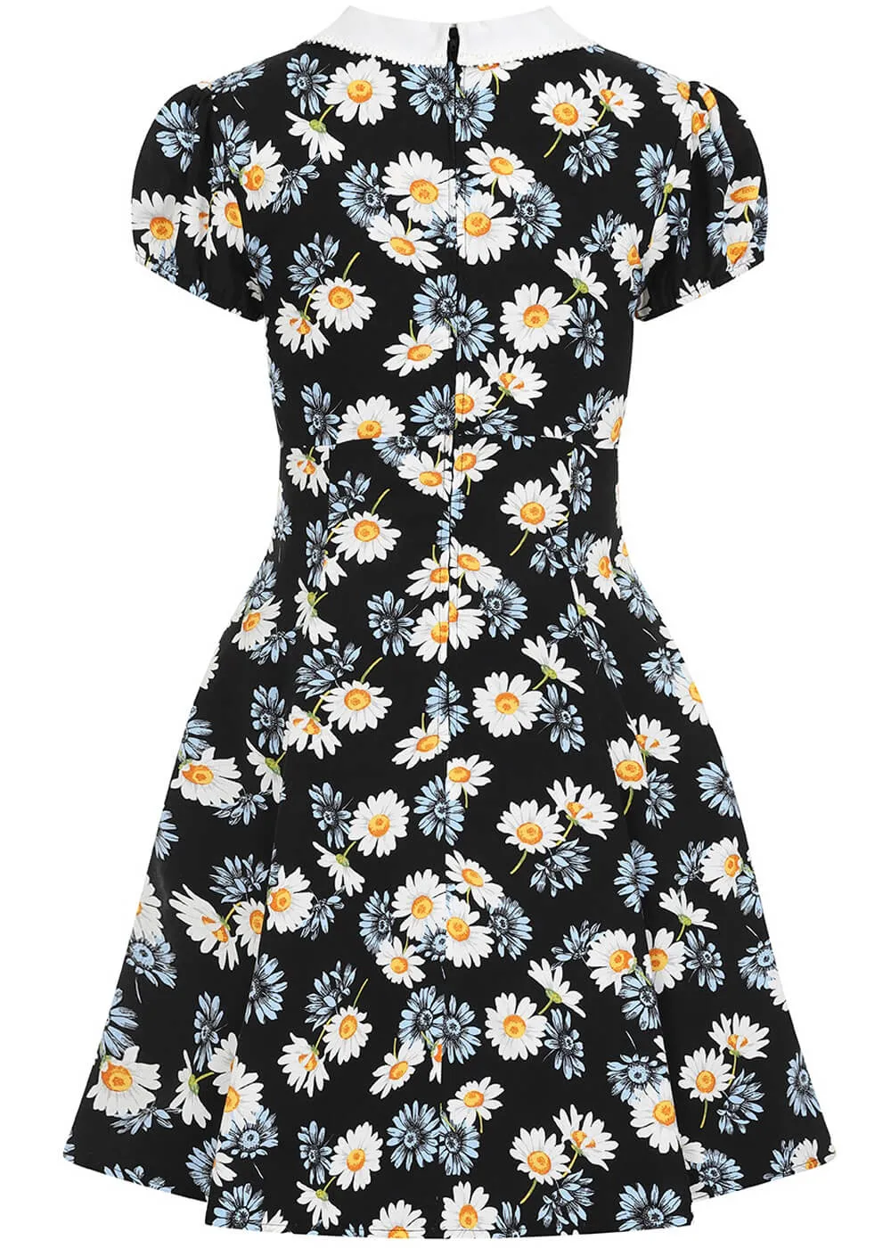 Hell Bunny Daisy 60's Short Dress Black