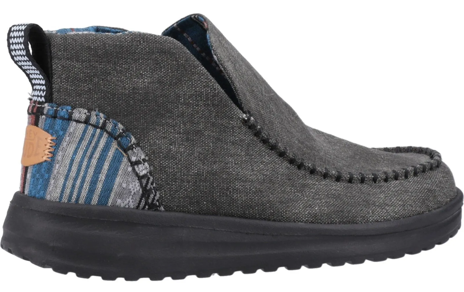 Hey Dude Denny Heavy Canvas 40209 Womens Slip On Ankle Boot