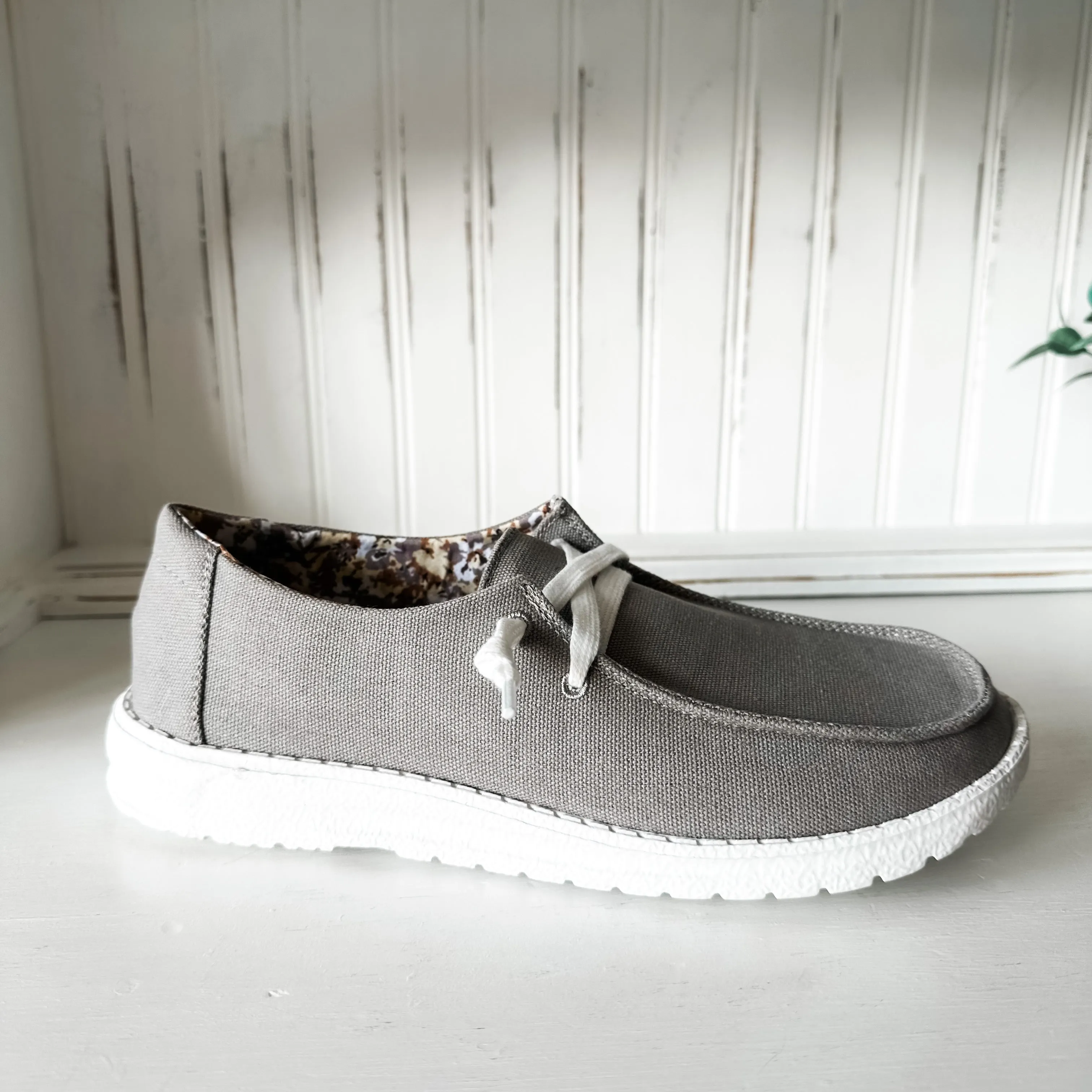 Holly Slip-on Shoe - Heavy Grey