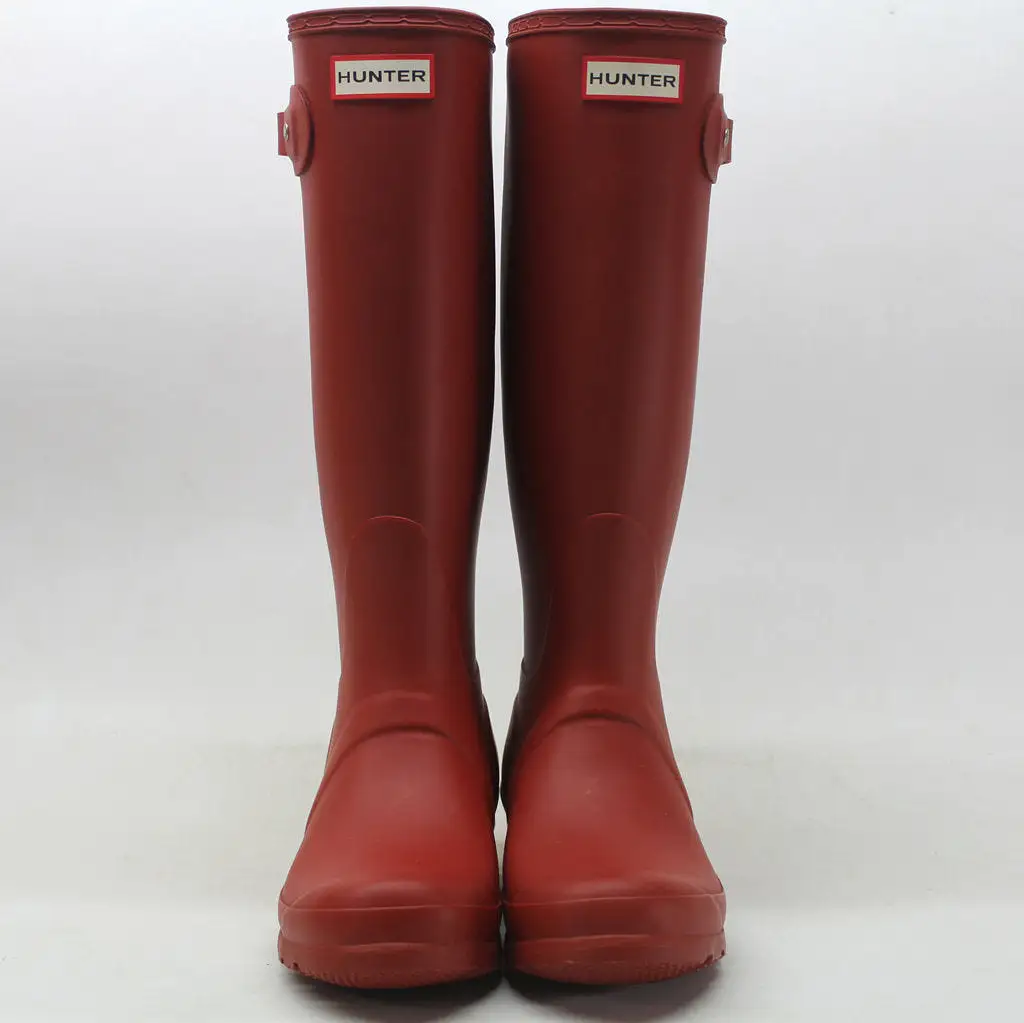 Hunter Original Tall Red Womens Boots - UK 5