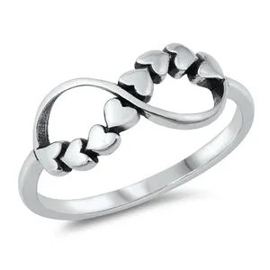 Infinity Heart Ring