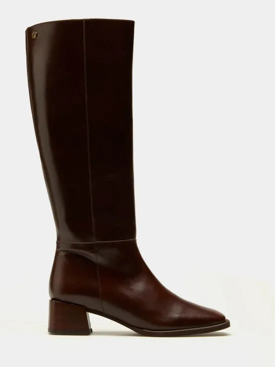 Knee high leather boots