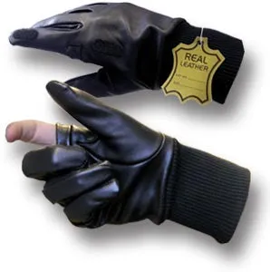 LEATHER TRIGGER FINGER GLOVES