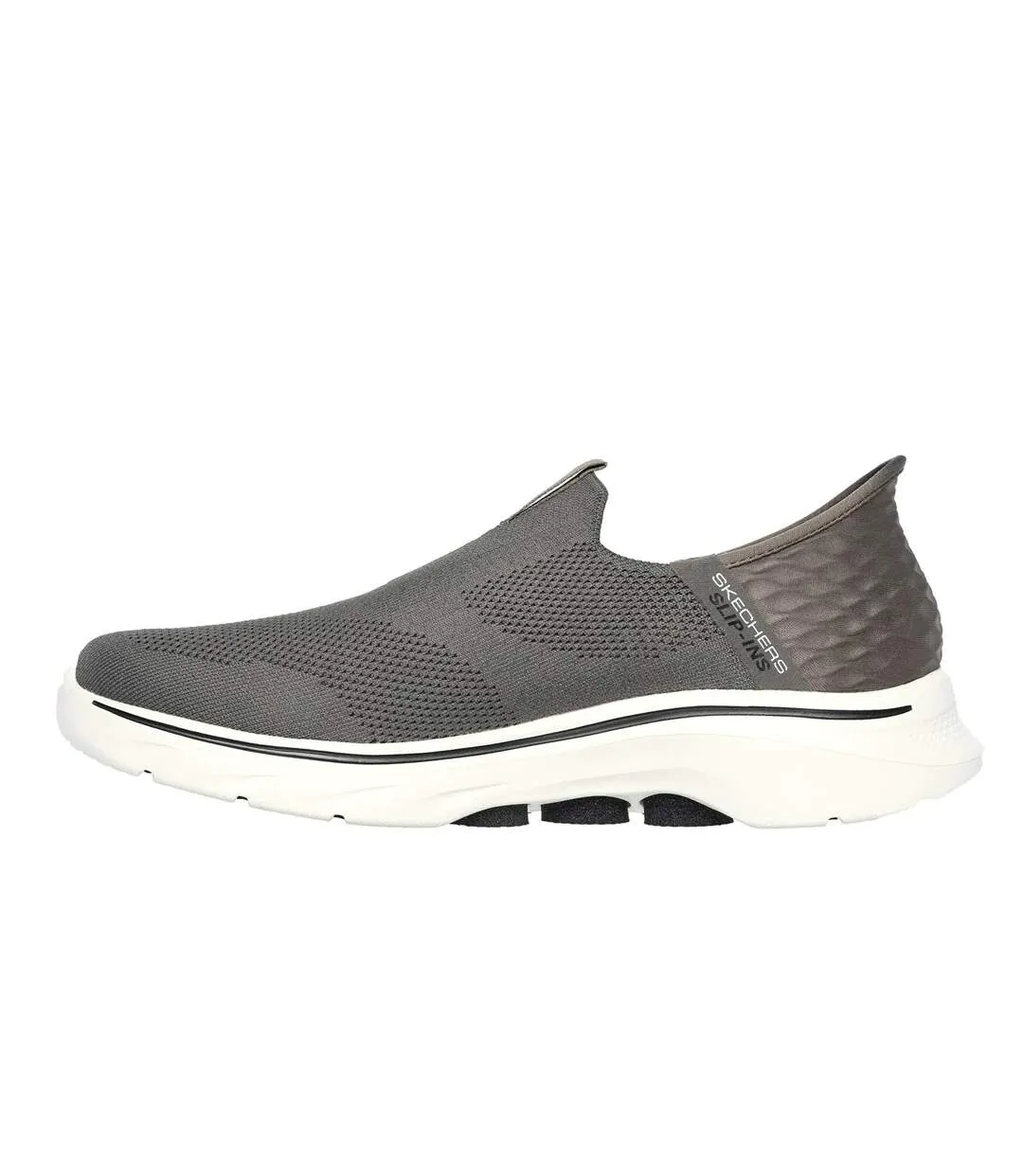 Mens go walk 7 easy on 2 shoes grey/yellow Skechers