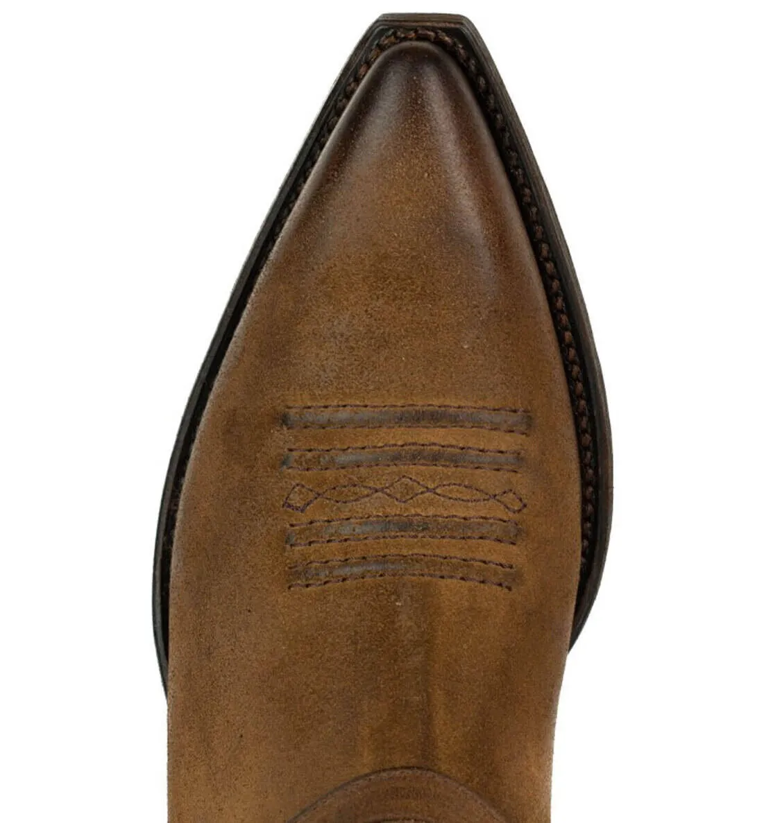 Men's tobacco afelpado leather boots