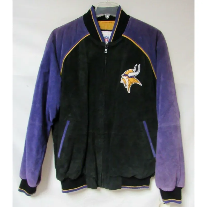 Minnesota Vikings Suede Jacket - William Jacket