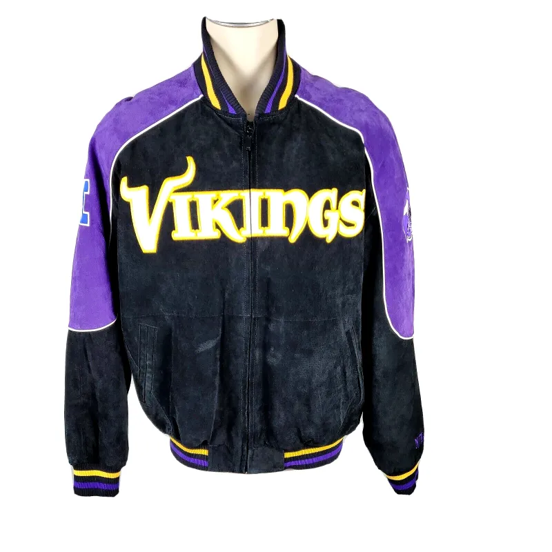 Minnesota Vikings Suede Jacket - William Jacket