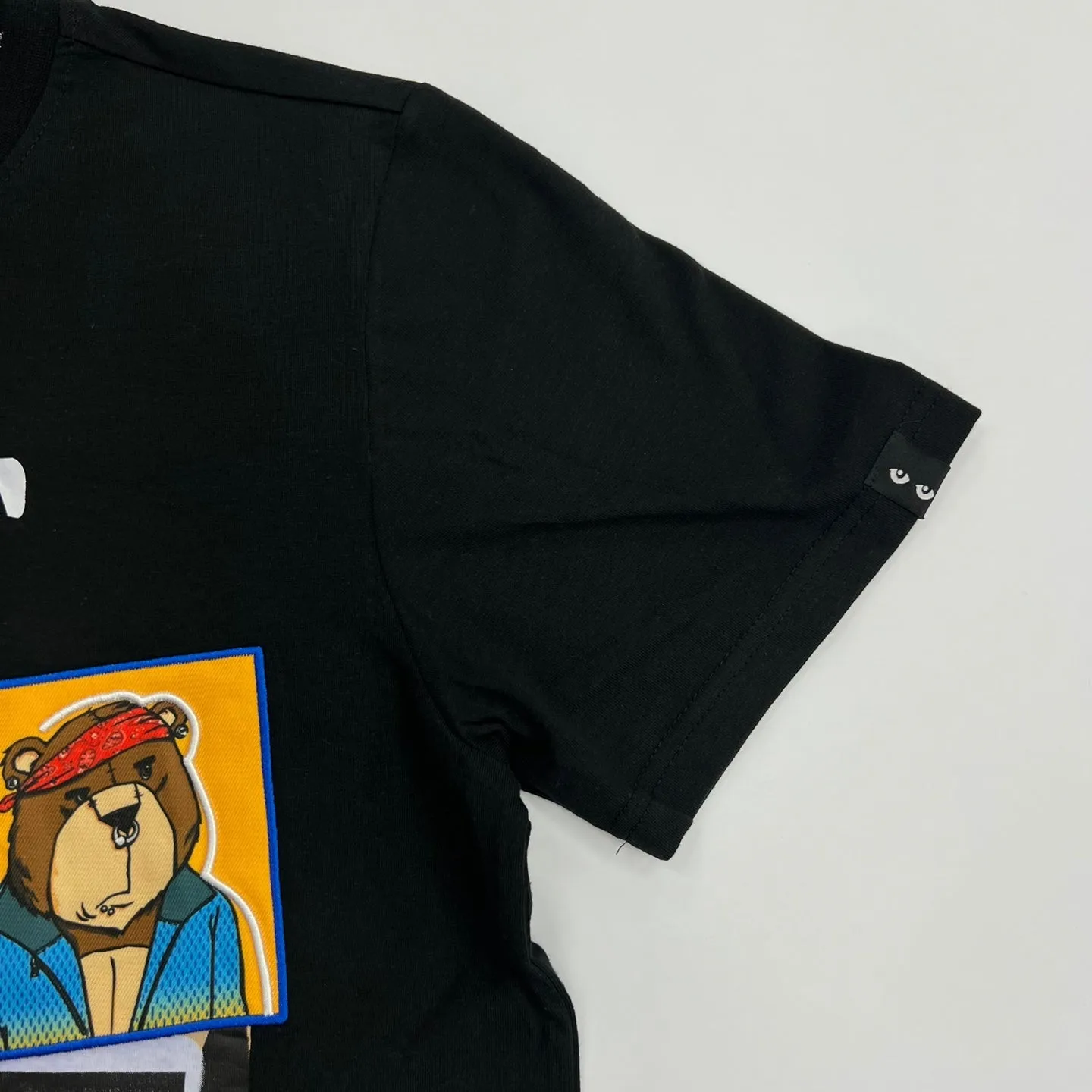 NFT Bear Graphic T-Shirt - Black