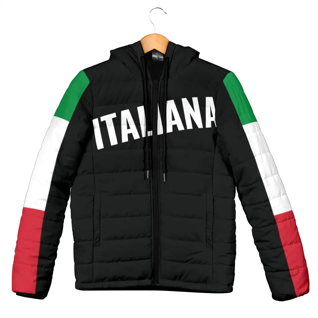 Padded Hooded Jacket Italiano/Italiana