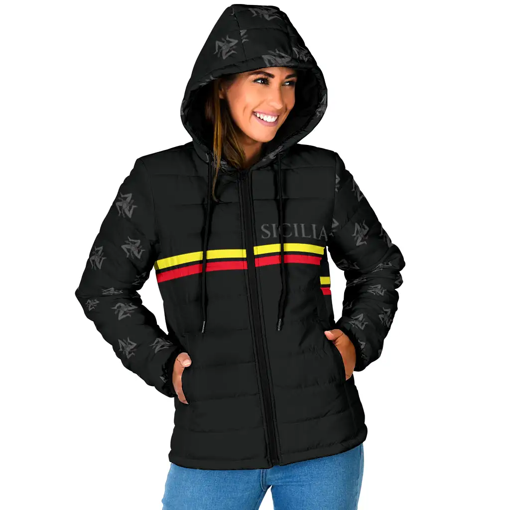 Padded Hooded Jacket - Sicily